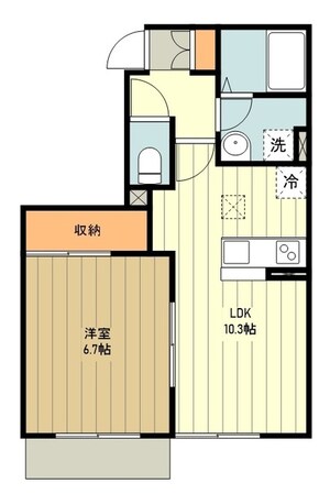 アザレアの物件間取画像